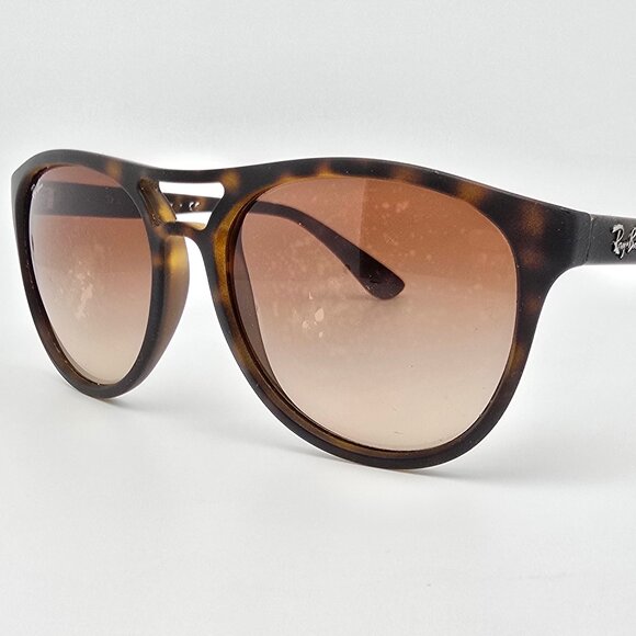 Ray-Ban RB4170 865/13 Brad Matte Havana Frame Brown Lens Aviator Sunglasses 58mm - Picture 1 of 15